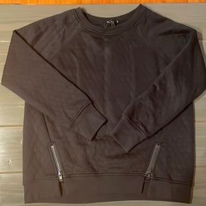 Max Jeans Small Quilted Black Sweater